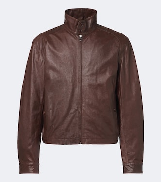 Harrington leather jacket | Lemaire