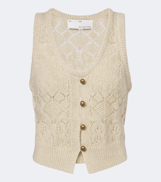 Open-knit sweater vest | Xu Zhi