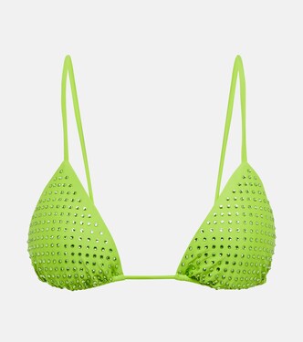 Embellished bikini top | Self-Portrait
