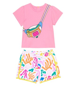 Baby cotton T-shirt and shorts set | Marc Jacobs Kids