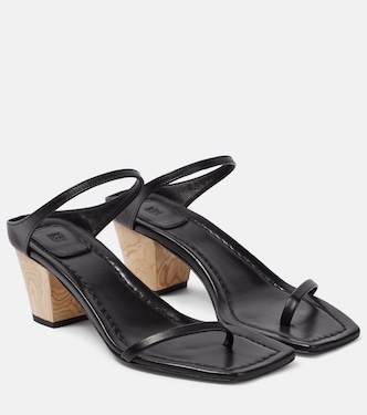 Sandalen The City aus Leder | Toteme