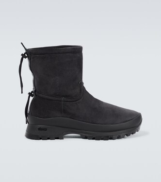 x Foot The Coacher suede boots | Auralee