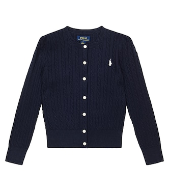 Cable-knit cotton cardigan | Polo Ralph Lauren Kids