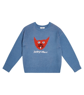 Cat cotton and wool-blend sweater | Jellymallow