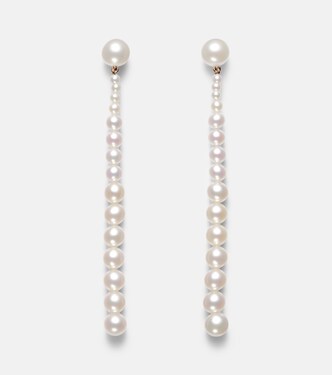 Boucles d'oreilles Piazza en or 18 ct et perles d'eau douce | Sophie Bille Brahe