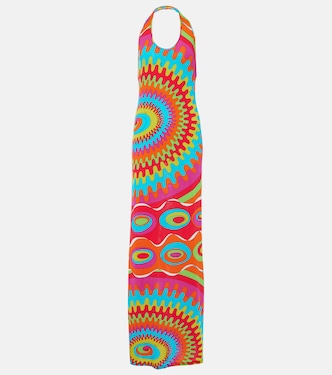 Bersaglio halterneck jersey maxi dress | Pucci