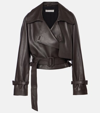Hatti leather biker jacket | Nour Hammour