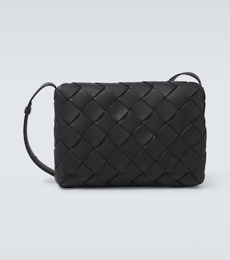 Diago Large Intreccio leather messenger bag | Bottega Veneta