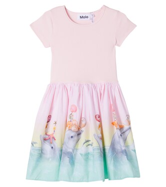 Cissa printed cotton-blend dress | Molo