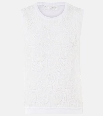 Guipure lace top | Oscar de la Renta