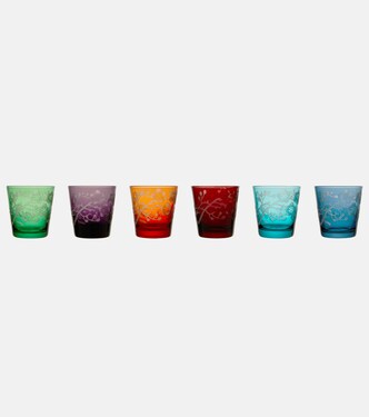 Blossom set of 6 glass tumblers | Polspotten