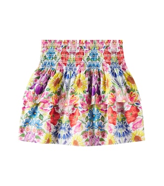 Floral tiered cotton skirt | Tartine et Chocolat