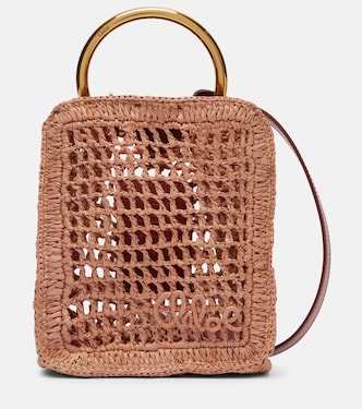Summer Banana Mini raffia crossbody bag | Chloé