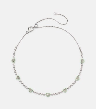 18kt white gold choker with diamonds | Kamyen