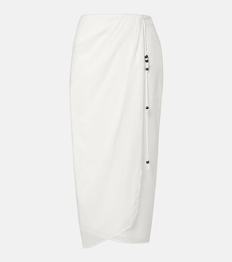 Azura cotton wrap skirt | SIR