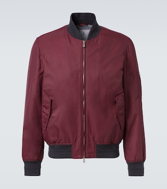 Padded bomber jacket | Brunello Cucinelli