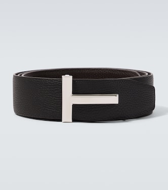 T Icon reversible leather belt | Tom Ford