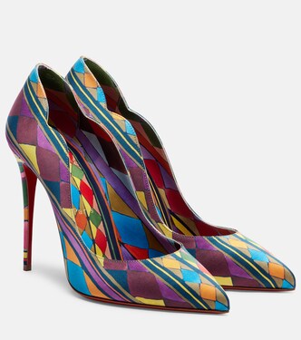 Salones Hot Chick de satén | Christian Louboutin