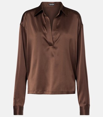 Silk-blend top | Tom Ford