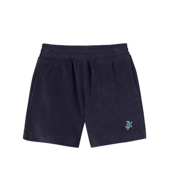 Bestickte Shorts aus Baumwollfrottee | Vilebrequin Kids