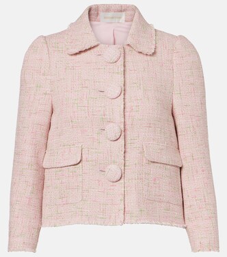 Cotton-blend tweed jacket | Shushu/Tong