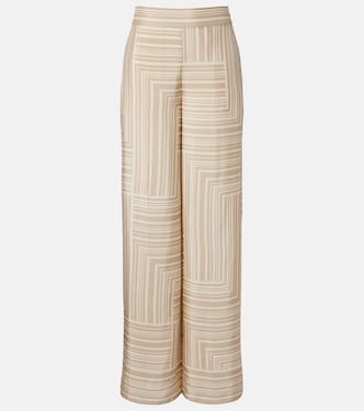 Dijon printed silk shorts | Joseph