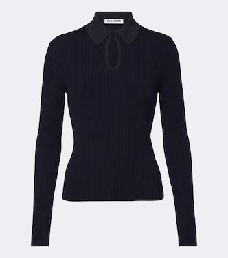 Jersey acanalado de lana | Jil Sander