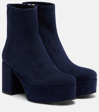 Sally suede platform ankle boots | Gianvito Rossi