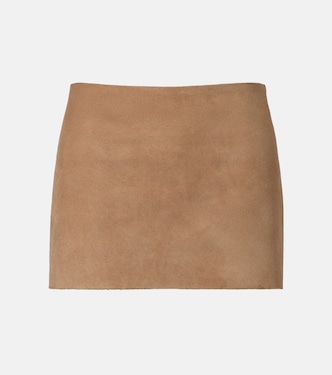 Jett suede miniskirt | Khaite