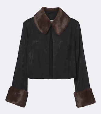 Luanne jacquard cropped jacket | Rixo