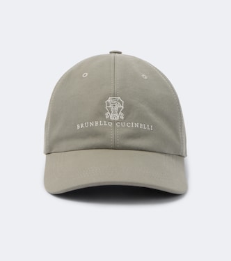 Logo cotton baseball cap | Brunello Cucinelli