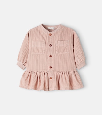 Baby Regina ruffled cotton corduroy dress | 1 + in the Family