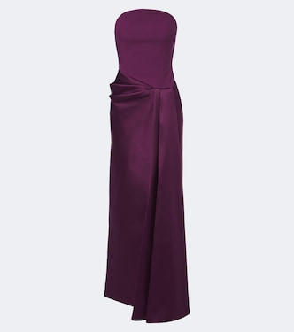 Seri crêpe corset gown | Solace London
