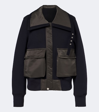 Cotton-blend blouson jacket | Sacai