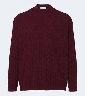 Oskar cable-knit cashmere sweater | Lisa Yang