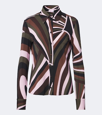 Hemd Iride aus Satin | Pucci