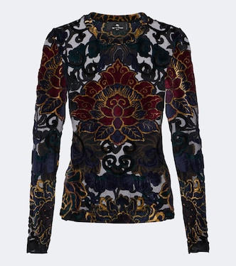 Top in devoré floreale | Etro
