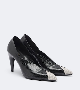 Luza snake-effect leather pumps | Isabel Marant