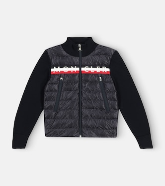 Logo quilted down jacket | Moncler Enfant