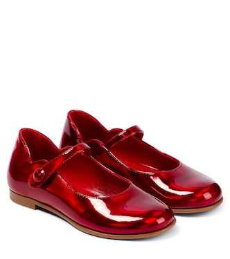 Melodie Chick patent leather ballet flats | Christian Louboutin Kids