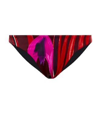 Scoop printed bikini bottoms | Louisa Ballou