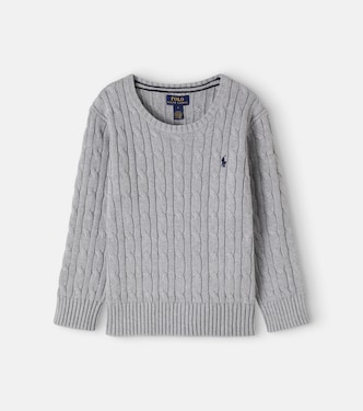 Cable-knit cotton sweater | Polo Ralph Lauren Kids