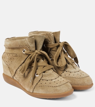 Bobby suede wedge sneakers | Isabel Marant