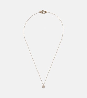 Soleil Simple 18kt gold necklace with diamonds | Sophie Bille Brahe