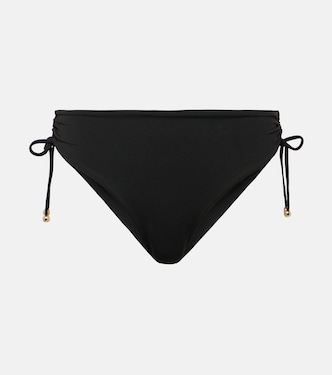 Ruched high-rise bikini bottoms | Max Mara