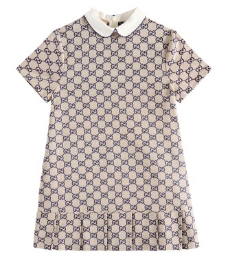 GG canvas cotton-blend dress | Gucci Kids