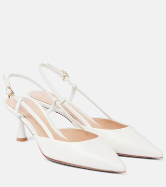 Bridal Ascent 55 leather slingback pumps | Gianvito Rossi