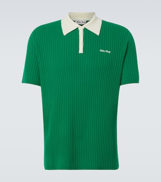 Cashmere polo sweater | Miu Miu