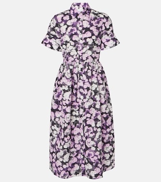 Floral shirt dress | Erdem