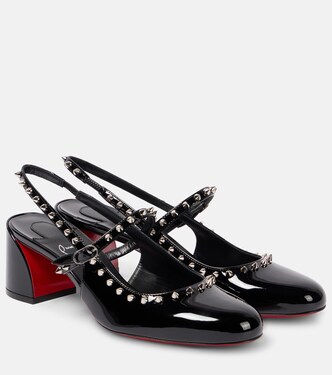 Janispikes 55 patent leather Mary Jane pumps | Christian Louboutin